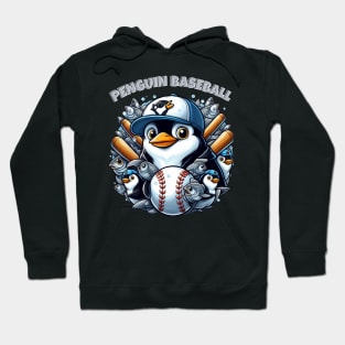 penguin baseball Hoodie